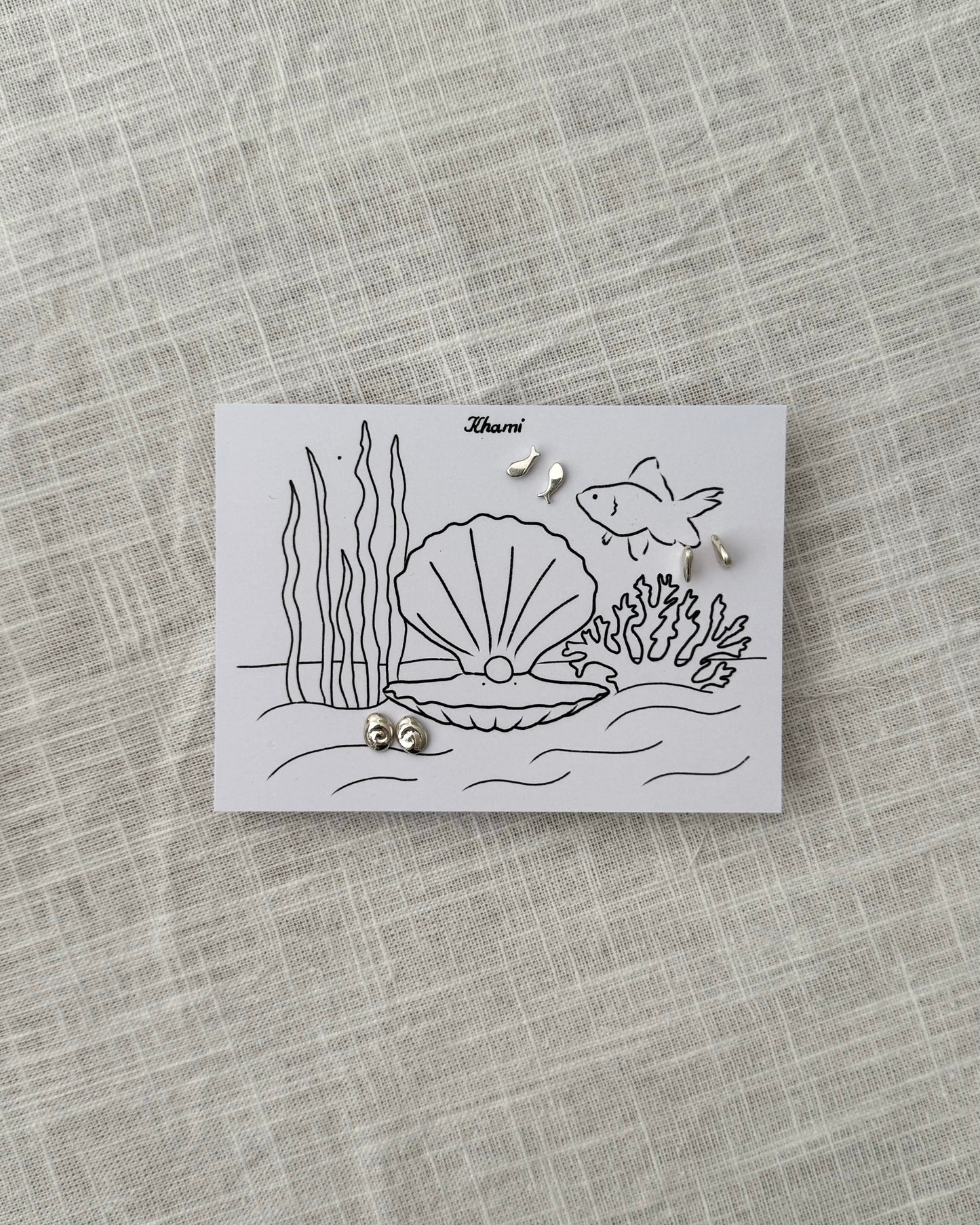 OCEAN EARRINGS SET